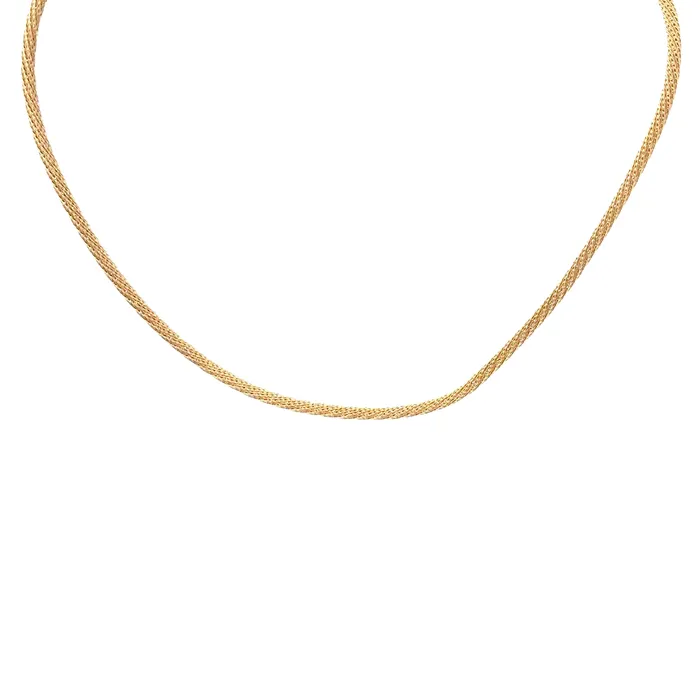 Necklaces STORE 5a PreOwned Yellow Gold Mesh Chain