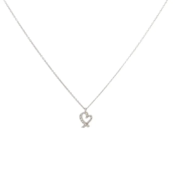 Necklaces Tiffany Co Preowned Tiffany Co Loving Heart pendant