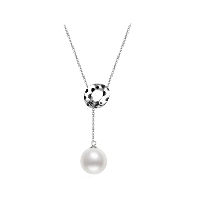 Necklaces Top Lustre Edison Pearl Necklace WN00678 SAFARI Pearly Lustre