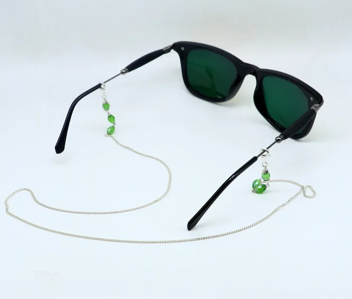 Necklaces TRIBAL ORNAMENTS 25 long Sterling silver Face Mask Chain Eyeglass Glasses Chains cuban link chain Women Stylish Sunglass Eyeglass Cord mask chain ch138 Necklaces TRIBAL ORNAMENTS 25 long Sterling silver Face Mask Chain Eyeglass Glasses Chains cuban link chain Women Stylish Sunglass Eyeglass Cord mask chain ch138