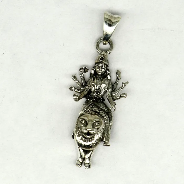 Necklaces TRIBAL ORNAMENTS 925 sterling silver handmade Goddess bhawani Durga maa pendant amazing unisex pendant locket personalized jewelry tribal jewelry ssp535
