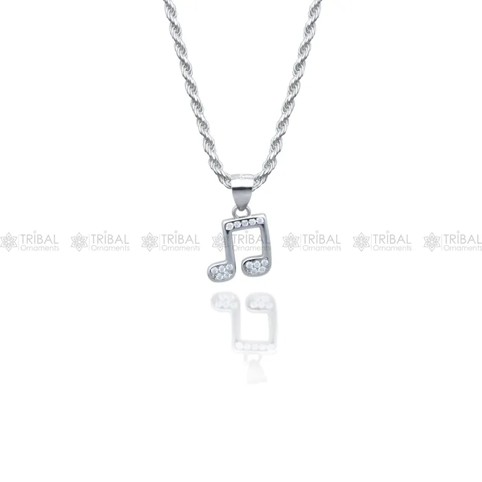 Necklaces TRIBAL ORNAMENTS 925 Sterling silver stylish design diamond cubic zirconia stone pendant nsp980 Necklaces TRIBAL ORNAMENTS 925 Sterling silver stylish design diamond cubic zirconia stone pendant nsp980