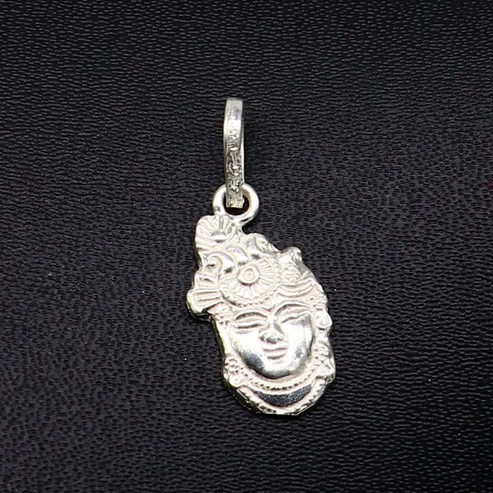 Necklaces TRIBAL ORNAMENTS Solid sterling silver handmade Hindu Lord krishna shrinathji tiny pendant amazing designer fabulous pendant unisex gifting jewelry ssp630 Necklaces TRIBAL ORNAMENTS Solid sterling silver handmade Hindu Lord krishna shrinathji tiny pendant amazing designer fabulous pendant unisex gifting jewelry ssp630
