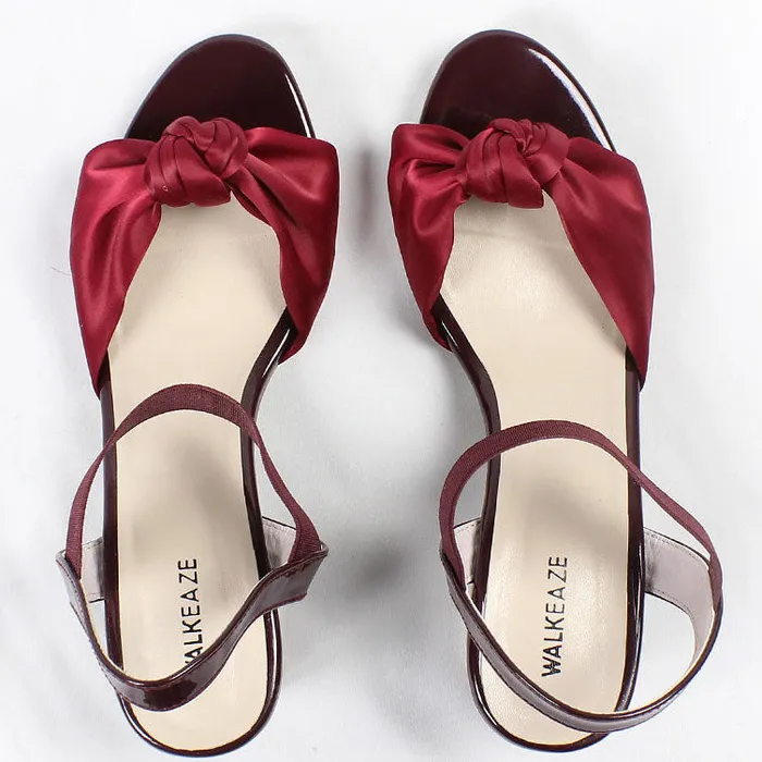 Necklaces Walkeaze Women Formal Block Heel 73236S