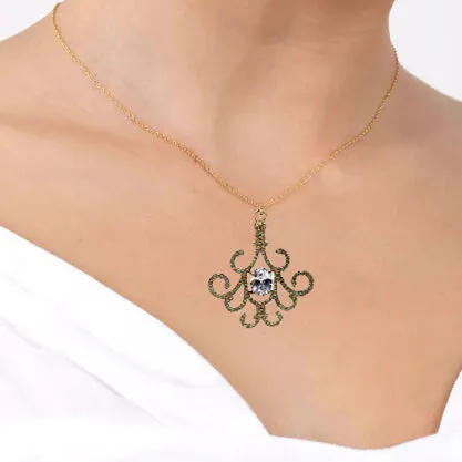 Necklaces Walkeaze Women Pendant Jewelry 001383J