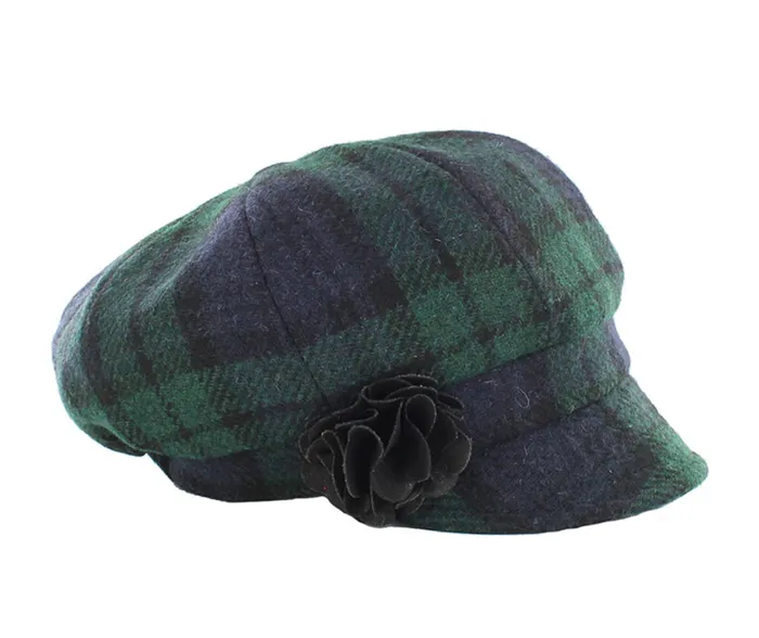 Newsboy Tweed Cap Mucros Weavers Earrings