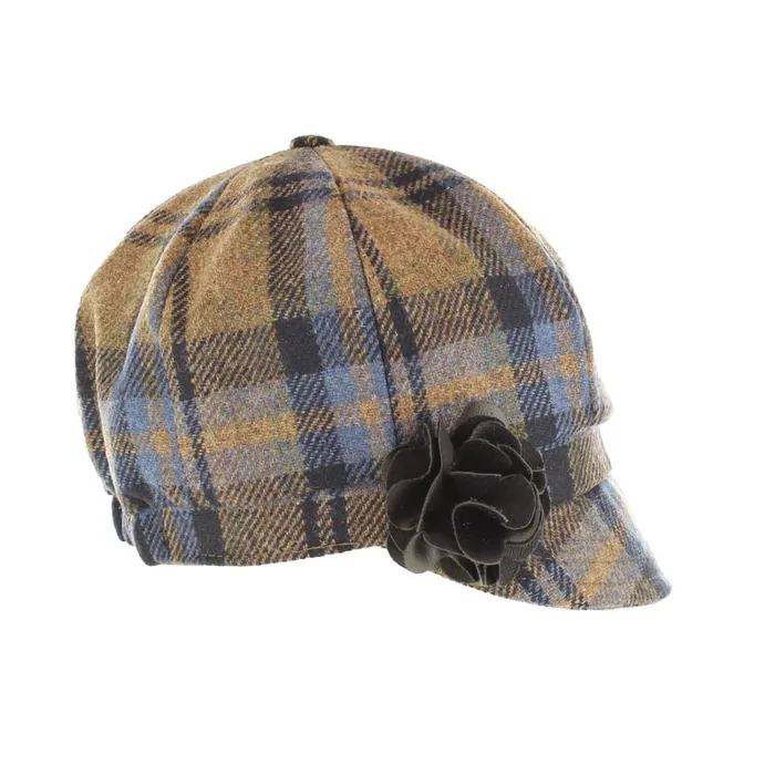 Newsboy Tweed Cap Mucros Weavers Earrings