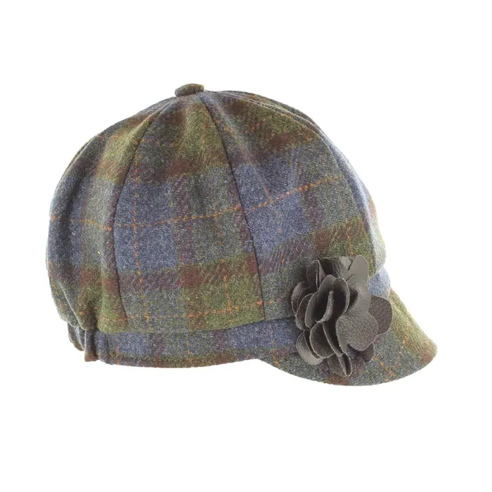 Newsboy Tweed Cap Mucros Weavers Earrings