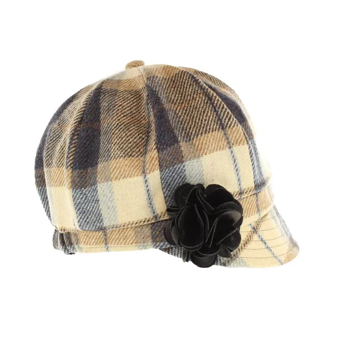 Newsboy Tweed Cap Mucros Weavers Earrings