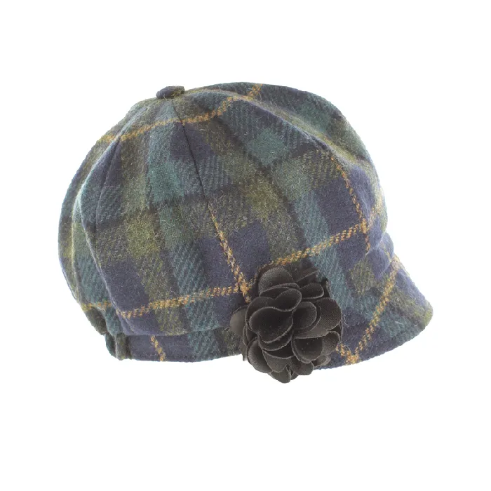 Newsboy Tweed Cap Mucros Weavers Earrings