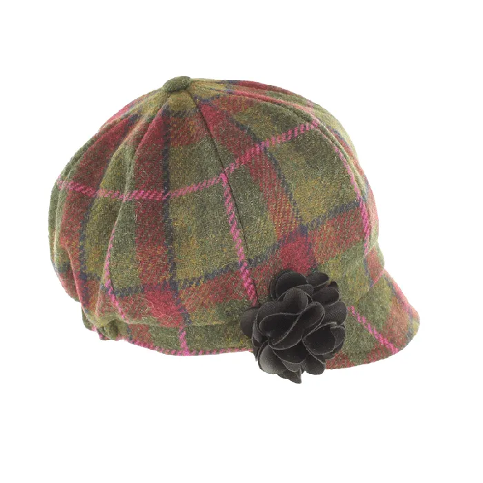 Newsboy Tweed Cap Mucros Weavers Earrings