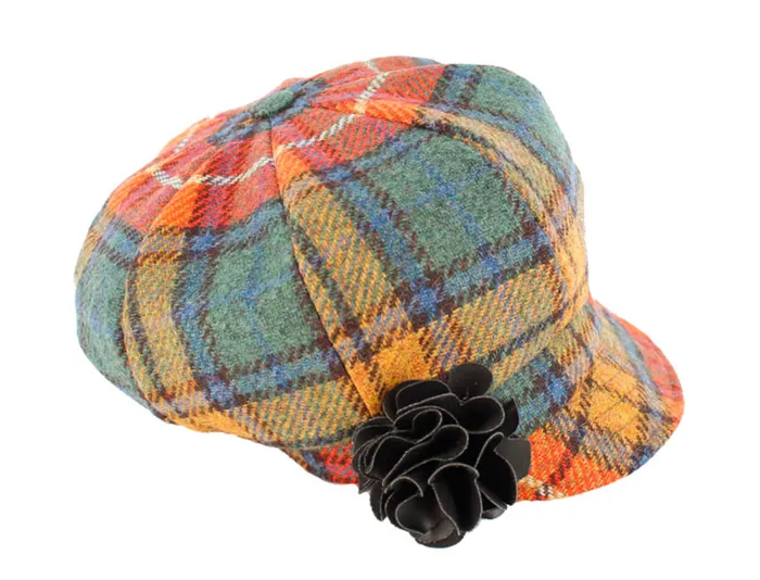 Newsboy Tweed Cap Mucros Weavers Earrings