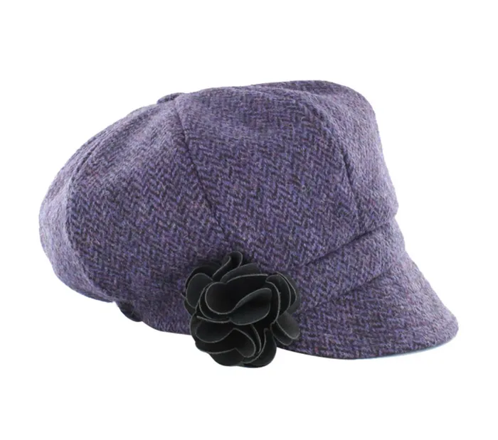 Newsboy Tweed Cap Mucros Weavers Earrings
