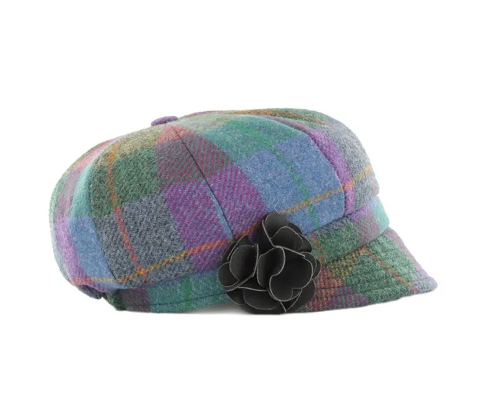 Newsboy Tweed Cap Mucros Weavers Earrings