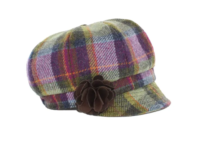 Newsboy Tweed Cap Mucros Weavers Earrings
