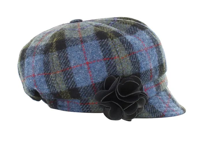 Newsboy Tweed Cap Mucros Weavers Earrings