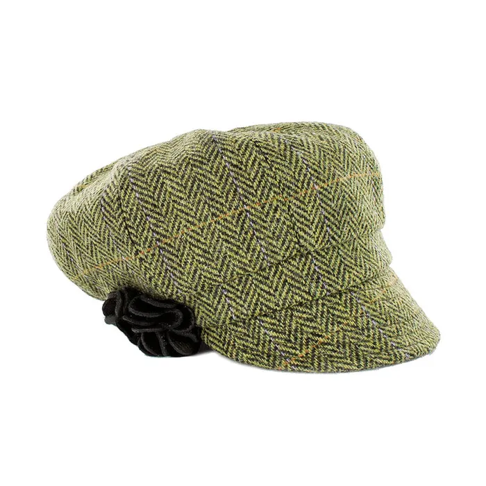 Newsboy Tweed Cap Mucros Weavers Earrings