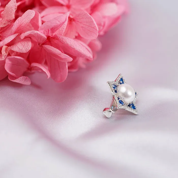 Ocean Star Freshwater Pearl Brooch WC00008 Pearly Lustre Necklaces