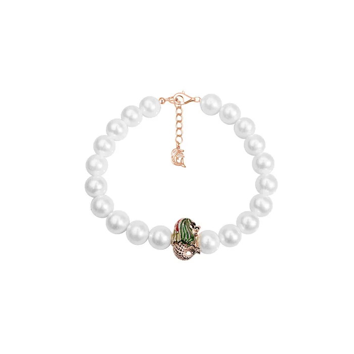 Pearly Lustre Bracelets Merlion Freshwater Pearl Bracelet WB00081 New Yorker Pearly Lustre Bracelets Merlion Freshwater Pearl Bracelet WB00081 New Yorker
