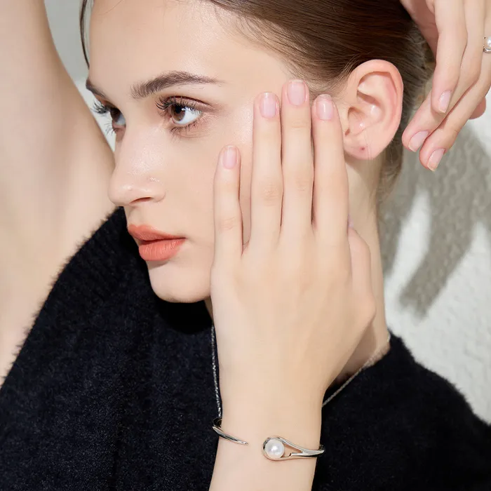 Pearly Lustre Bracelets Top Grade Freshwater Pearl Bracelet WB00181 FLUID