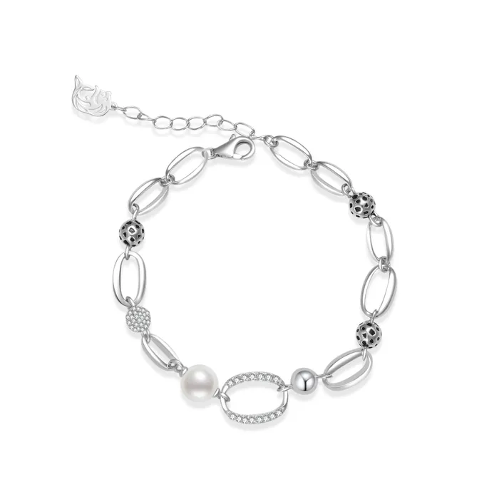 Pearly Lustre Bracelets Top Grade Freshwater Pearl Bracelet WB00233 SAFARI