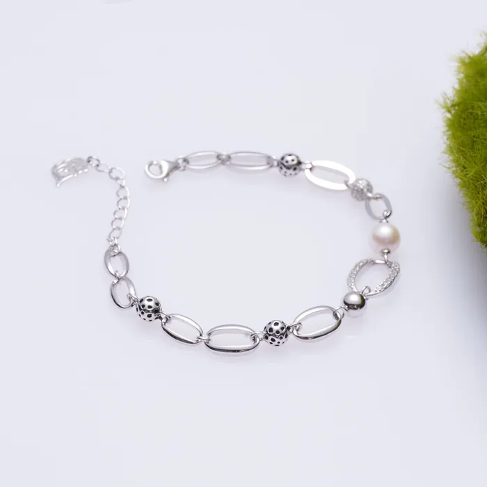 Pearly Lustre Bracelets Top Grade Freshwater Pearl Bracelet WB00233 SAFARI