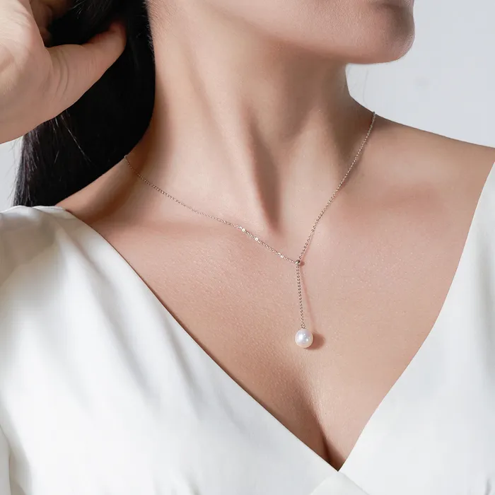 Pearly Lustre Elegant Freshwater Pearl Necklace WN00439 Necklaces