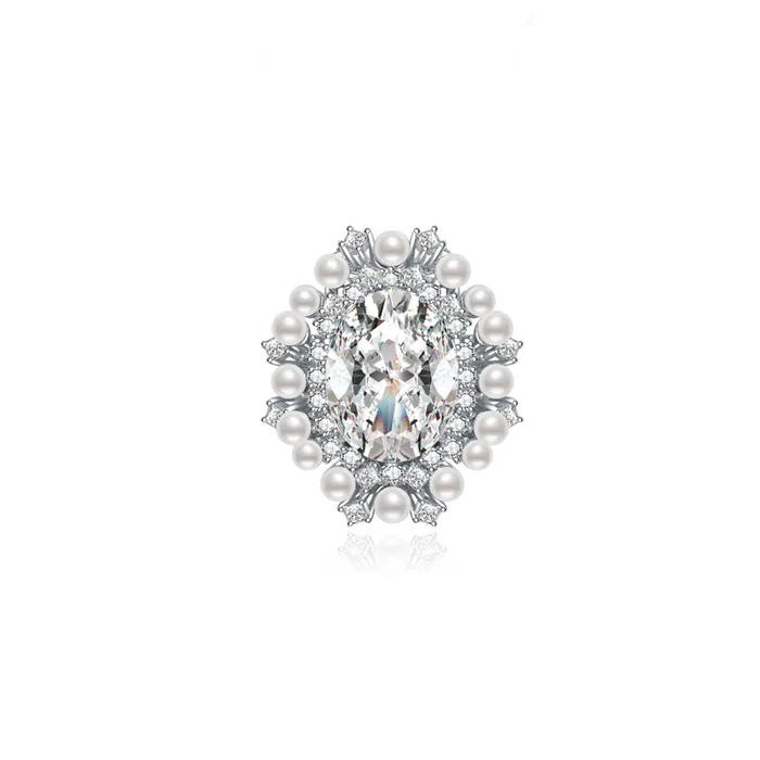 Pearly Lustre Freshwater Pearl Brooch WC00066 CELESTE Earrings