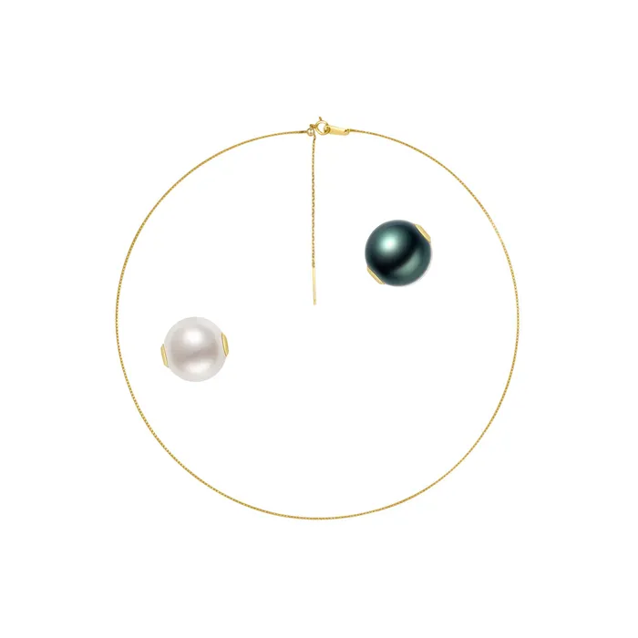 Pearly Lustre Necklaces 18K Interchangeable Pearl Necklace KN00049 Possibilities