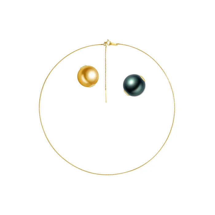 Pearly Lustre Necklaces 18K Interchangeable Pearl Necklace KN00049 Possibilities