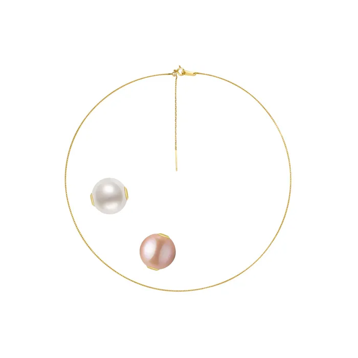 Pearly Lustre Necklaces 18K Interchangeable Pearl Necklace KN00049 Possibilities