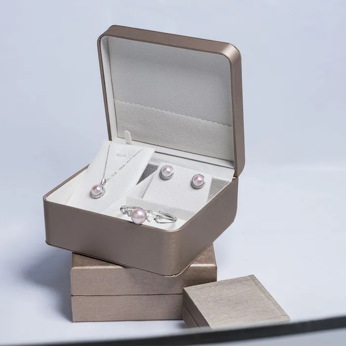 Pearly Lustre Necklaces 18k Solid Gold Diamond Edison Mabe Pearl Necklace KN00150 Si Dian Jin