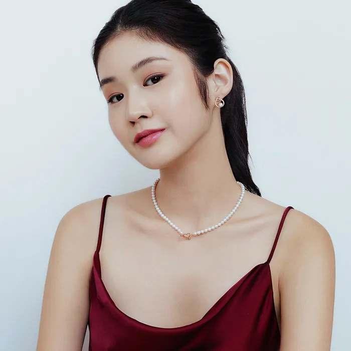 Pearly Lustre Necklaces Elegant Freshwater Pearl Necklace WN00236