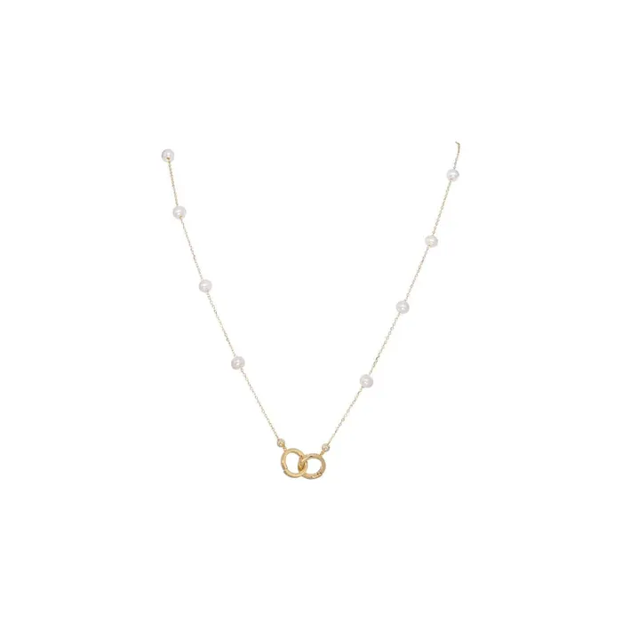 Pearly Lustre Necklaces New Yorker Freshwater Pearl 80 cm Multi Style Mask Chain Necklace WN00681