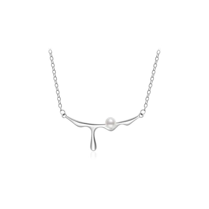 Pearly Lustre Necklaces Top Grade Freshwater Pearl Necklace WN00554 FLUID