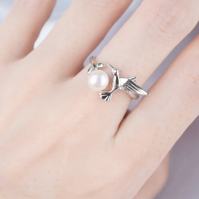 Pearly Lustre Rings Wonderland Freshwater Pearl Ring WR00067