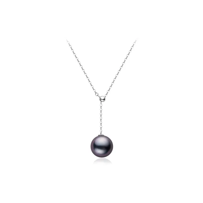 Pearly Lustre Saltwater Tahitian Pearl 18K Solid Gold Necklace KN00260 Necklaces Pearly Lustre Saltwater Tahitian Pearl 18K Solid Gold Necklace KN00260 Necklaces