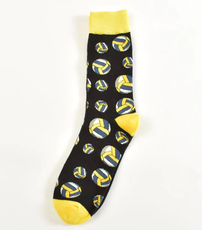 POLLY Rings SF198 Black Volleyball Socks