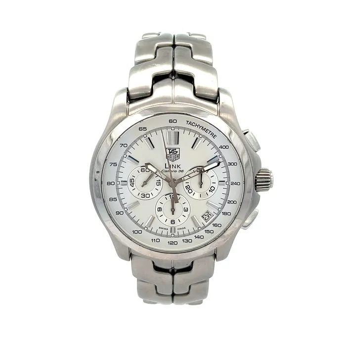 PreOwned TAG Heuer Link Chronograph Watch Tag Heuer Necklaces