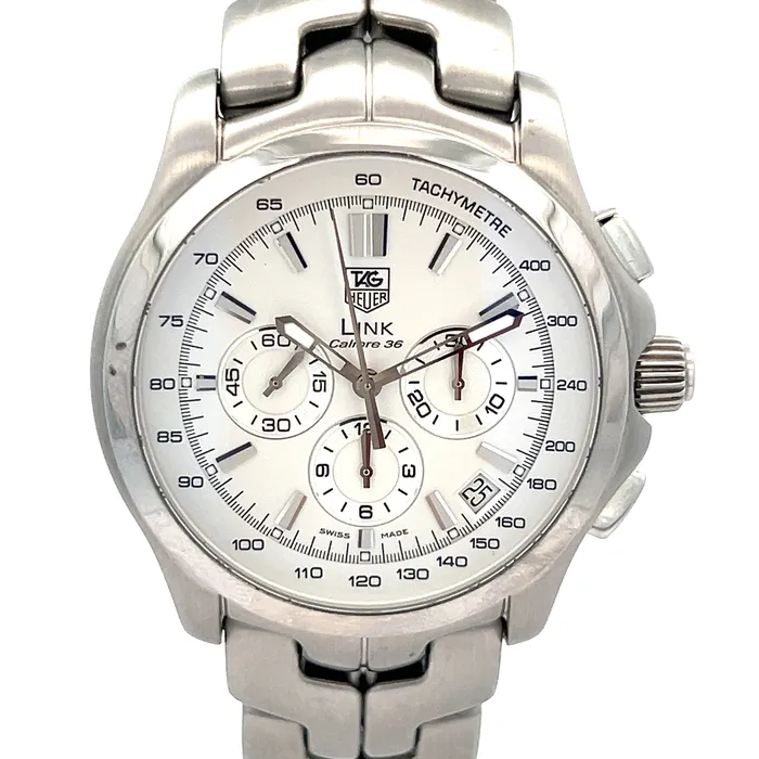 PreOwned TAG Heuer Link Chronograph Watch Tag Heuer Necklaces