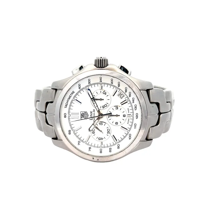 PreOwned TAG Heuer Link Chronograph Watch Tag Heuer Necklaces
