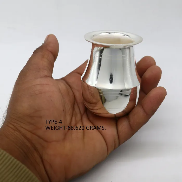 Pure 925 sterling silver handmade plain small Kalash or pot unique special silver puja article water or milk kalash pot india su1236 TRIBAL ORNAMENTS Rings Pure 925 sterling silver handmade plain small Kalash or pot unique special silver puja article water or milk kalash pot india su1236 TRIBAL ORNAMENTS Rings