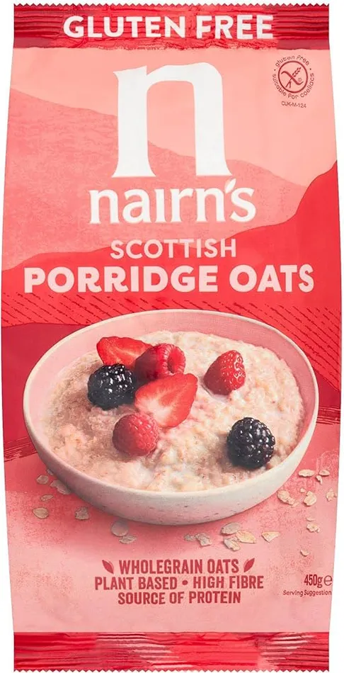 Ramsden International Nairns Gluten Free Porridge Oats 450g Rings