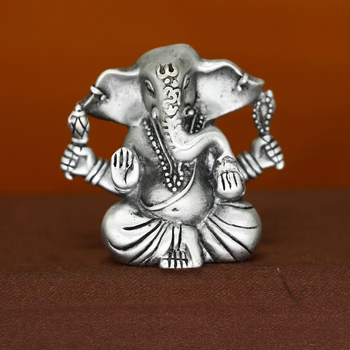 Rings 14 925 Sterling silver handmade Hindu God Idol Ganesha statue puja article figurine home decor Diwali puja Divine silver article art679 TRIBAL ORNAMENTS