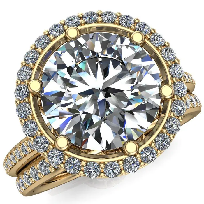 Rings Allison Round Center Stone Antique Filigree Basket Halo Diamond Ring Fire Brilliance Rings Allison Round Center Stone Antique Filigree Basket Halo Diamond Ring Fire Brilliance