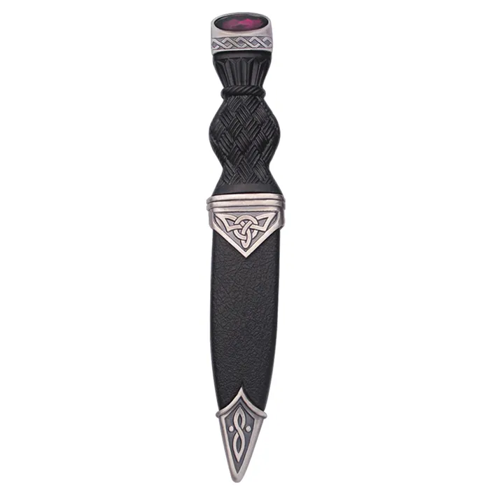 Rings Charles Buyers Celtic Matt Sgian Dubh With Stone Top