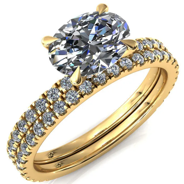 Rings Fire Brilliance Alayna Oval Center Stone EastWest 4 Claw Prong 34 Micro Pave Diamond Accent Ring Engagement Ring Rings Fire Brilliance Alayna Oval Center Stone EastWest 4 Claw Prong 34 Micro Pave Diamond Accent Ring Engagement Ring