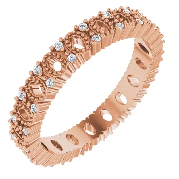 Rings Fire Brilliance Fabianna 16 Diamond Open Space Eternity Anniversary Band