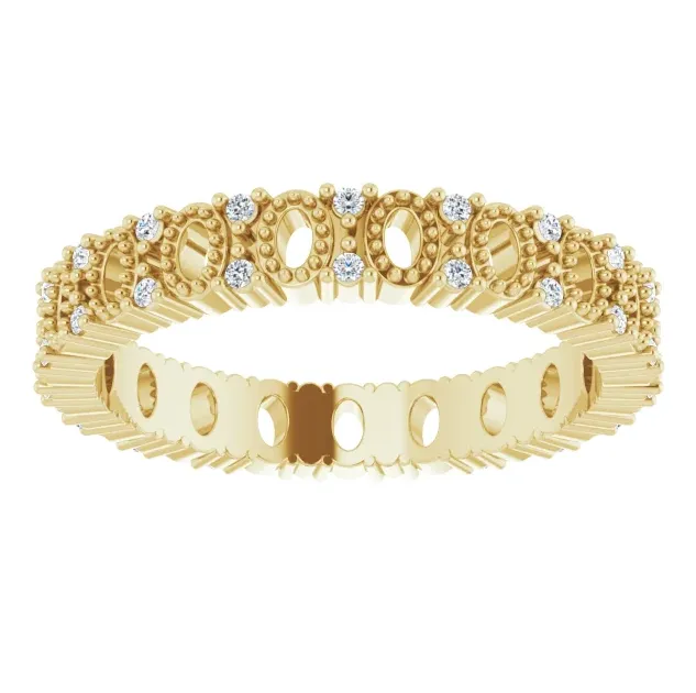 Rings Fire Brilliance Fabianna 16 Diamond Open Space Eternity Anniversary Band