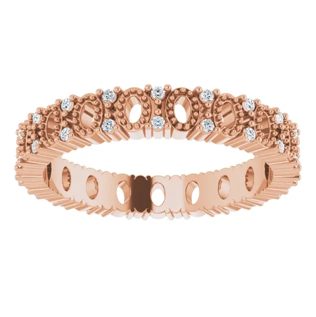 Rings Fire Brilliance Fabianna 16 Diamond Open Space Eternity Anniversary Band